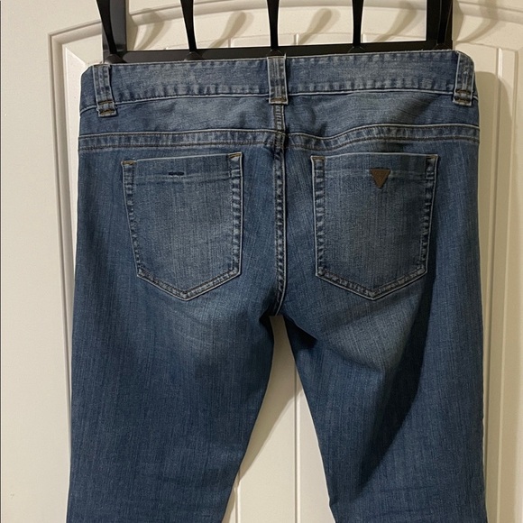 Guess Women's Flare Jeans in Blue - Picture 4 of 5